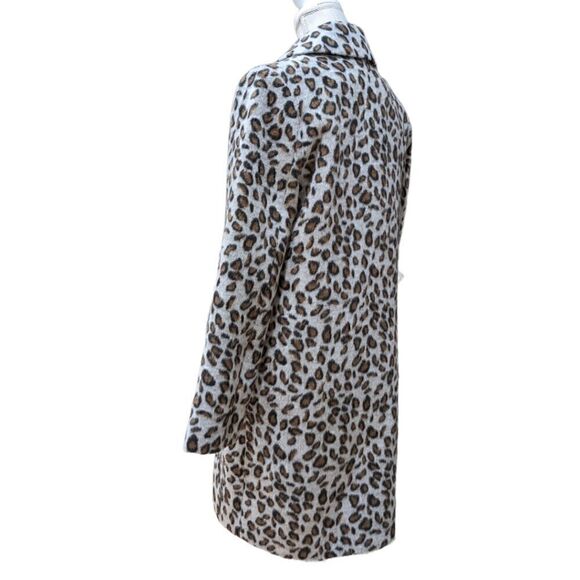 Pink Martini Collection Leopard Print Long Coat Size S - Picture 6 of 13